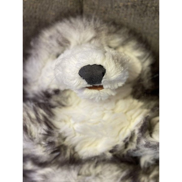 Folkmanis Timber Wolf Grey Hand Puppet Lifelike Preowned - Picture 4 of 8
